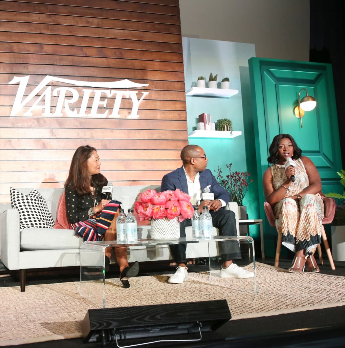 Ezinne Okoro at Viacom speaking event with executive team